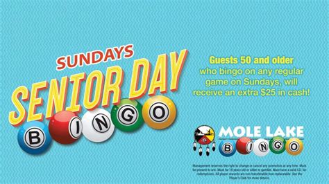 mole lake casino bingo schedule.